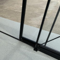 Serre de jardin 27,07m² ROYALE en aluminium laqué noir et verre trempé 4mm - Green Protect