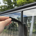 Serre de jardin 30,08m² ROYALE en aluminium laqué noir et verre trempé 4mm - Green Protect