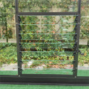 Louvre de ventilation laquée anthracite pour serres Prima parois 145cm - Green Protect