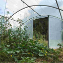 Serre tunnel 4 Saisons à pieds droits 3x9m avec bâche PE diffusant 200µ - Serres Tonneau