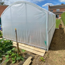 Fond sans porte L300cm en PE diffusant 200µ pour serre 4 Saisons - Serres Tonneau