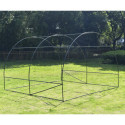 Serre tunnel maraîchère 3x3m BIANCA couverture PE armé - Green Protect