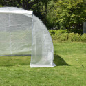 Serre tunnel maraîchère 3x4,5m BIANCA couverture PE armé - Green Protect