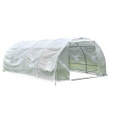 Serre tunnel maraîchère 3x6m BIANCA couverture PE armé - Green Protect