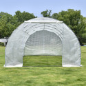 Serre tunnel maraîchère 3x8m BIANCA couverture PE armé - Green Protect