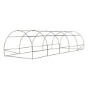 Serre tunnel maraîchère 3x8m BIANCA couverture PE armé - Green Protect