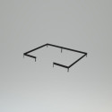 Serre de jardin 10,9m² Jubii 60 en aluminium noir et verre trempé 3mm - Juliana