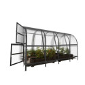 Serre de jardin 18m² Baltic LT en acier et panneaux de polycarbonate de 6mm - Klasika