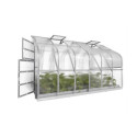 Serre de jardin 10m² Standart en acier et panneaux de polycarbonate de 4 mm - Klasika