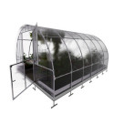 Serre de jardin 18m² Tube en acier et panneaux de polycarbonate de 4 mm - Klasika