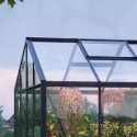 Serre de jardin 310x310cm Classique en aluminium et panneaux en verre trempé - BloomCabin