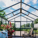Serre de jardin 310x310cm Classique en aluminium et verre de protection solaire - BloomCabin