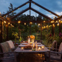 Serre de jardin 310x310cm Classique en aluminium et verre de protection solaire - BloomCabin