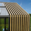 Serre de jardin 235x310cm Classique en aluminium, bois et verre solaire - BloomCabin