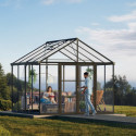 Serre en alu et polycarbonate transparent 9,3m² Aria - Canopia by Palram