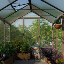 Serre en bois et polycarbonate transparent 12m² Natura - Canopia by Palram