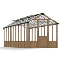 Serre en bois et polycarbonate transparent 15,3m² Natura - Canopia by Palram