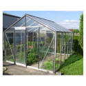 Serre de jardin S206H 16,91m² en aluminium et verre trempé ALULINE – ACD