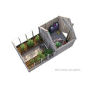 Abri de stockage 4,32m² pour serre de jardin Emilia en bois traité - Palmako