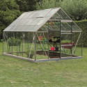 Serre Oliver Introgrow 9,9m² en aluminium et verre trempé 3mm – ACD