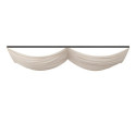 Rideau de toit beige - double face - 1 rangée pour les serres de jardin BloomCabin