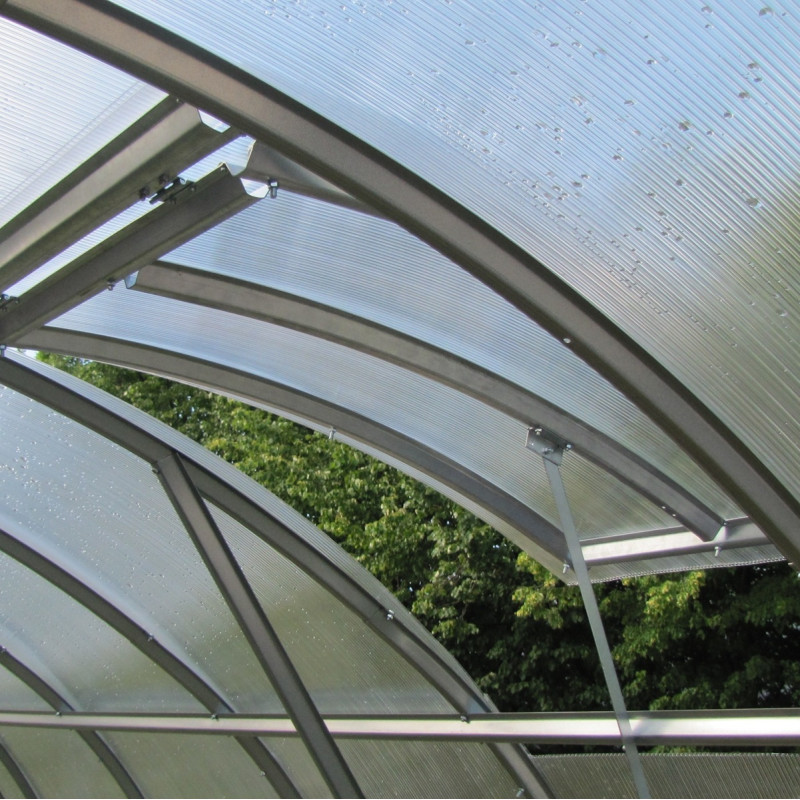 Lucarne de toiture en acier galvanisé et polycarbonate - Klasika