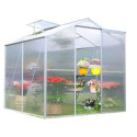 Serre de jardin 2,5m² en aluminium et polycarbonate Habrita
