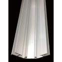 Serre de jardin 6,03m² en aluminium et polycarbonate + base - Habrita