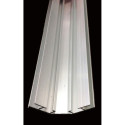 Serre de jardin 10,37m² verte en polycarbonate 6mm + base - Habrita