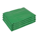Serre tunnel 18m² avec couverture verte en PE armé 140gr/m² Habrita