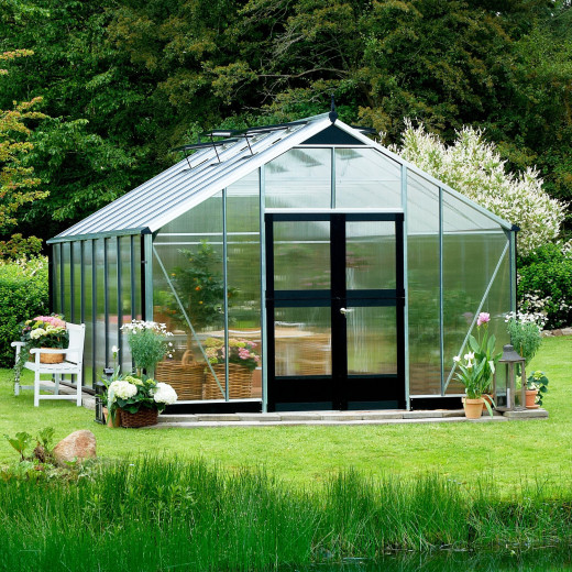 Serre de jardin 21,4m² en polycarbonate 10mm Gartner - Juliana