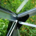 Serre de jardin 8,2m² en verre trempé Compact Nye - Juliana