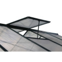 Serre de jardin 9,13m² verte en polycarbonate 4mm + embase Green Protect