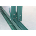Serre de jardin 9,13m² verte en polycarbonate 4mm + embase Green Protect