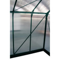 Serre de jardin 13,2m² verte polycarbonate 4mm + embase Green Protect