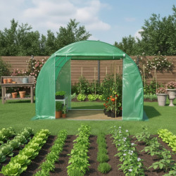 Serre tunnel 3x3m film 200gr/m² hauteur 2,25m Green Protect