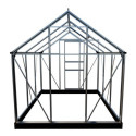 Serre de jardin 3,8m² en polycarbonate 4mm Popular - Halls