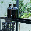 Etagère en aluminium laqué noir 15x213cm pour serre de jardin Juliana