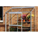 Serre adossée 0,9m² alu et verre horticole Altan Halls