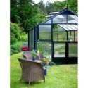 Serre de jardin 13m² aluminium et polycarbonate 10mm Premium – Juliana