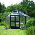 Serre de jardin 10,9 m² aluminium en polycarbonate 10mm Premium – Juliana