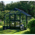 Serre de jardin 8,8m² aluminium et verre trempé Premium - Juliana