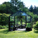 Serre de jardin 8,8m² aluminium et verre trempé Premium - Juliana