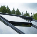 Serre Compact Nye 5m² anthracite en polycarbonate 6mm Juliana