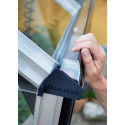 Serre anthracite 6,6m² en polycarbonate 10mm Compact Nye Juliana