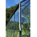 Serre anthracite 6,6m² en polycarbonate 10mm Compact Nye Juliana