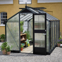Serre de jardin 8,2m² en polycarbonate 6mm Compact Nye - Juliana