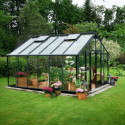 Serre anthracite 16,2m² en polycarbonate 10mm Gardener - Juliana