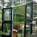 Serre anthracite 16,2m² en polycarbonate 10mm Gardener - Juliana