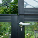 Serre anthracite 16,2m² en polycarbonate 10mm Gardener - Juliana